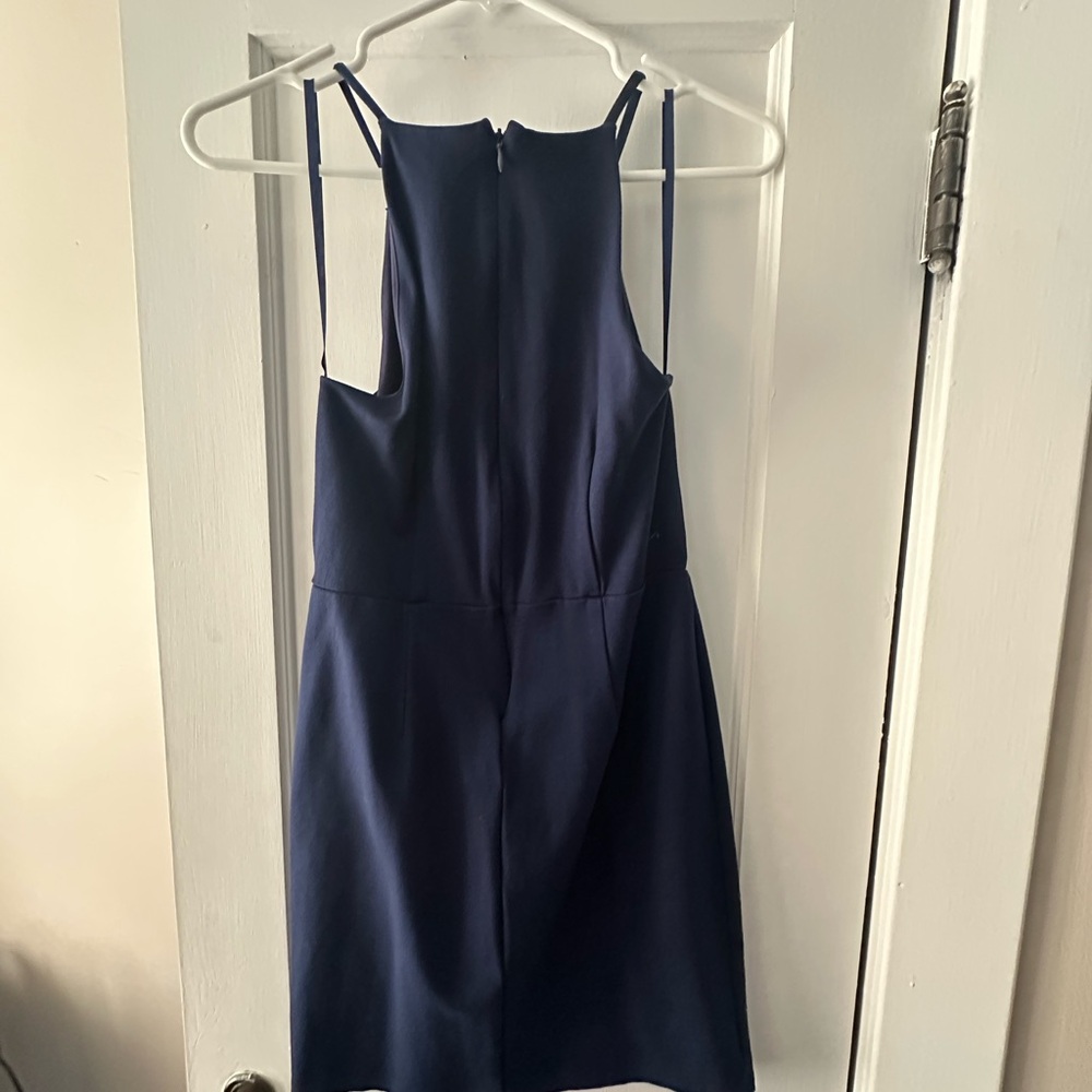 Navy blue, spaghetti strap stretchy dress